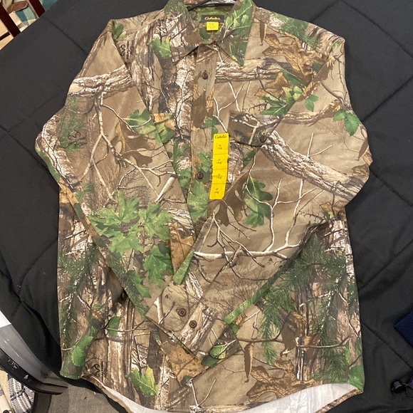 Cabela’s Long Sleeve Camo Hunting Shirt - Picture 1 of 1